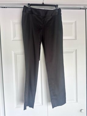 White House Black Market Black Straight Leg Pants